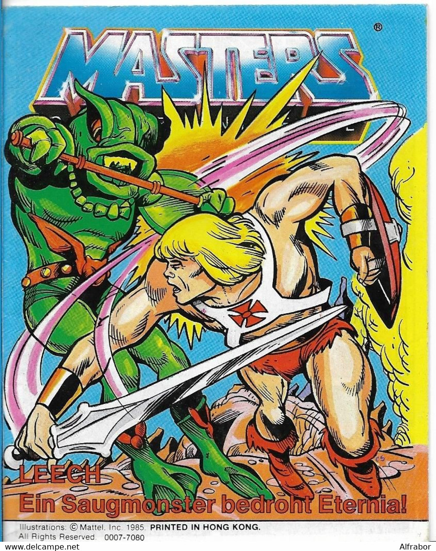 MASTERS OF THE UNIVERSE - COMICS - 1985 - LEECH - EIN SAUGMONSTER... - IL CAPO DEMONIACO... - ITALIANO & DEUTSCHE - Maîtres De L'Univers