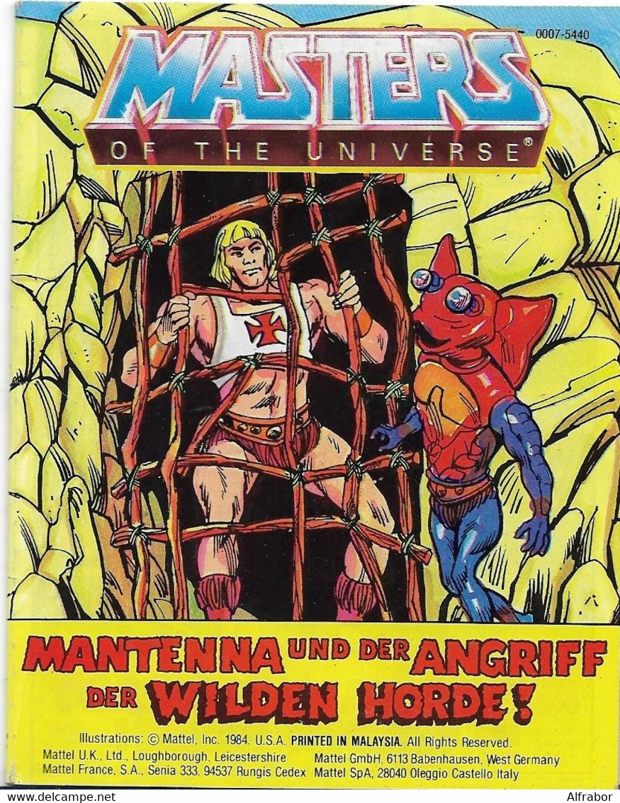 MASTERS OF THE UNIVERSE - COMICS BOOK - 1984 - ORDA DIABOLICA - DER TEMPEL DER FINSTERNIS - ITALIANO & DEUTSCHE - Maîtres De L'Univers