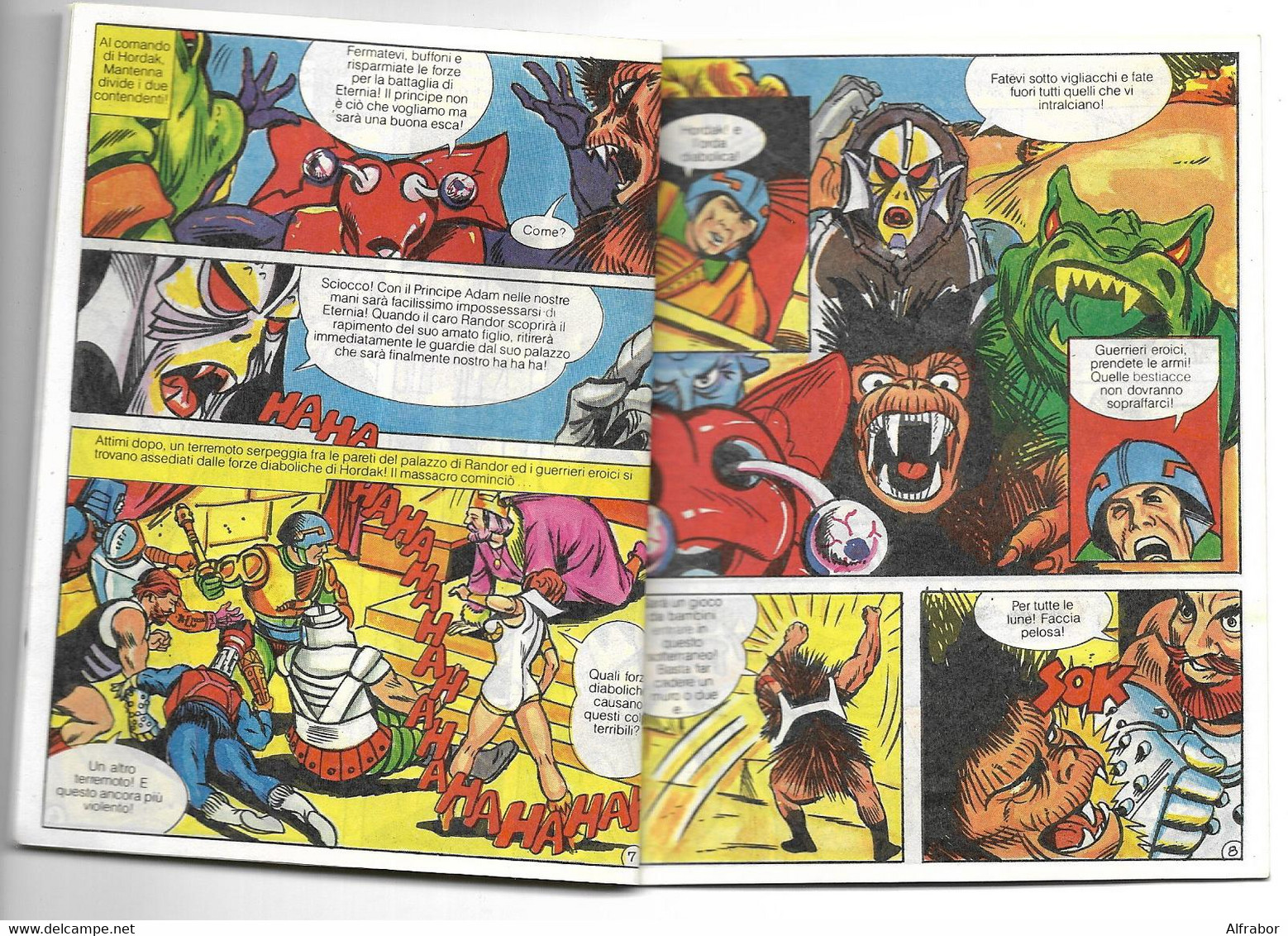 MASTERS OF THE UNIVERSE - COMICS BOOK - 1984 - ORDA DIABOLICA - DER TEMPEL DER FINSTERNIS - ITALIANO & DEUTSCHE - Masters Of The Universe