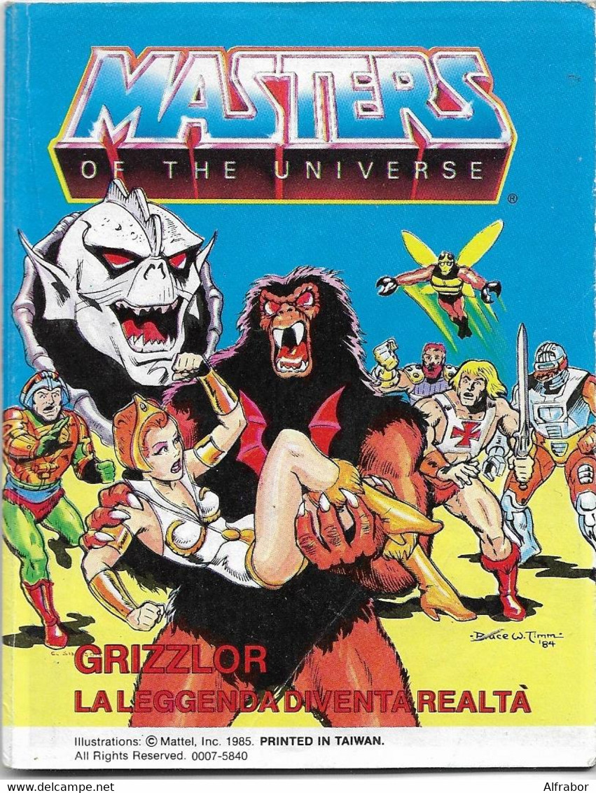 MASTERS OF THE UNIVERSE - COMICS BOOK - 1985- GRIZZLOR - LA LEGGENDA...  - EIN FABELWESEN... - ITALIANO & DEUTSCHE - Masters Of The Universe