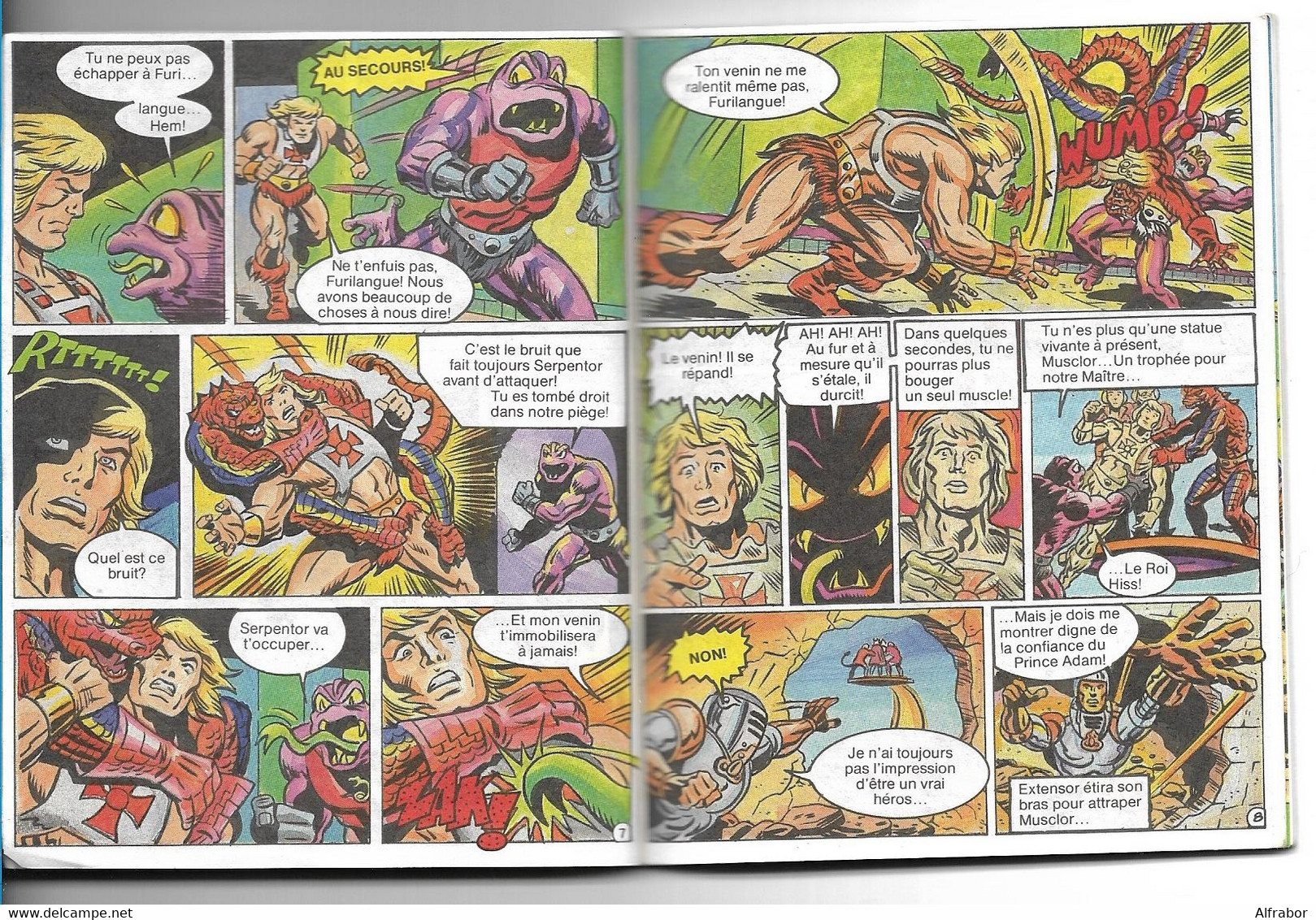 MASTERS OF THE UNIVERSE - COMICS BOOK 1985- LES SERPENTS ATTAQUENT /SNAKE ATTACK / SCHLANGENBRUT /L'ATTACO DEI SERPENTI- - Masters Of The Universe