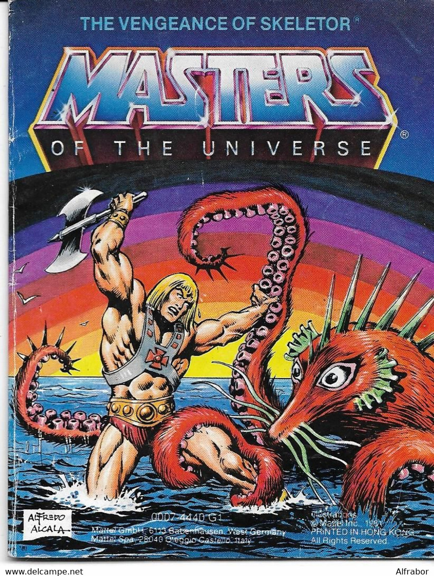MASTERS OF THE UNIVERSE - COMICS - 1981 - THE VENGEANCE OF SKELETOR - ITALIANO & DEUTSCHE - Maîtres De L'Univers