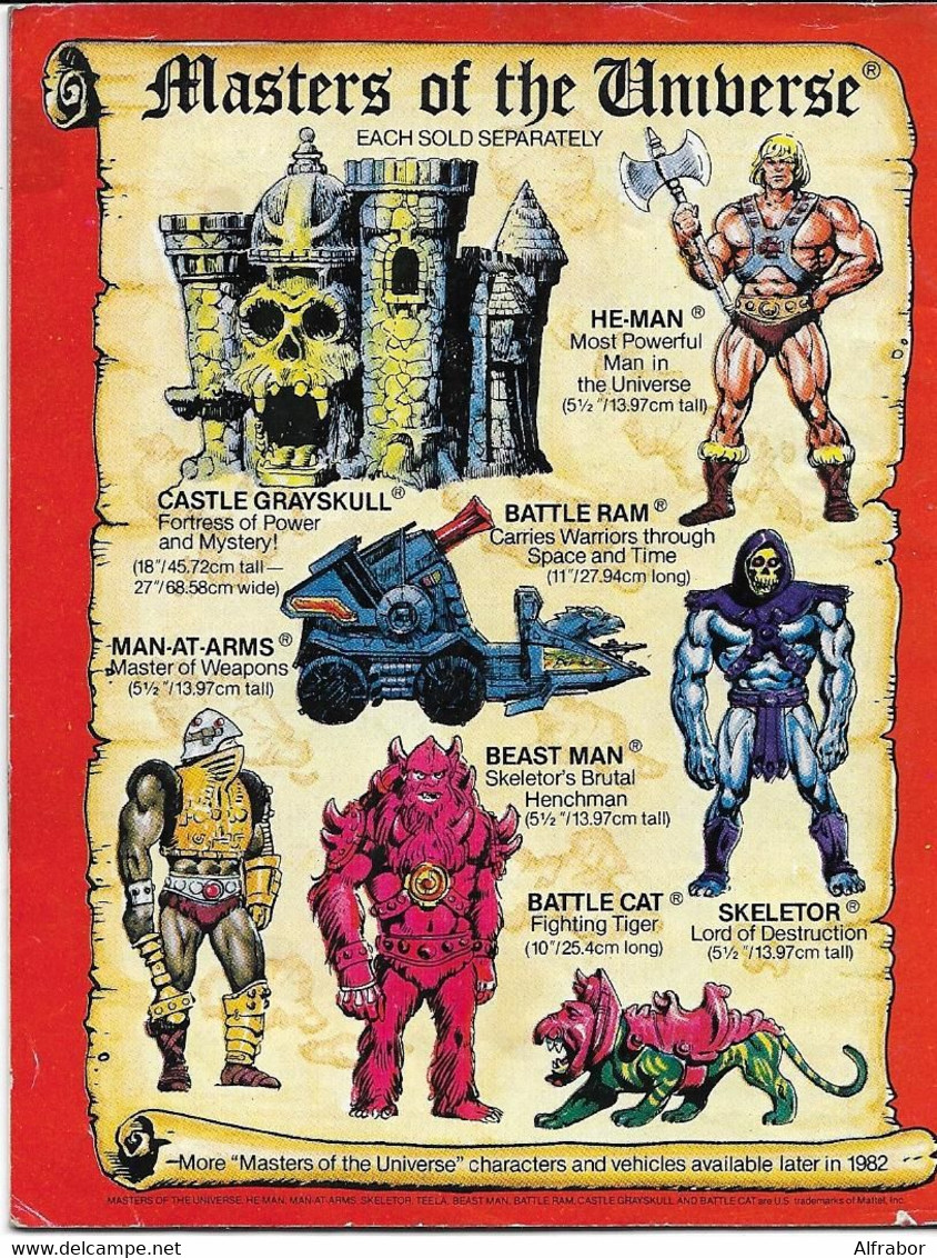 MASTERS OF THE UNIVERSE - COMICS - 1981 - THE VENGEANCE OF SKELETOR - ITALIANO & DEUTSCHE - Masters Of The Universe