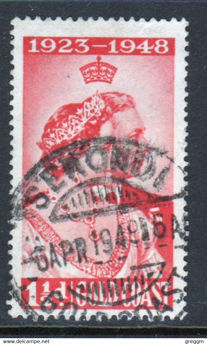 Gold Coast 1948 George VI A Single 1½d stamp From The Royal Silver Wedding Set In Fine Used. - Gold Coast (...-1957)