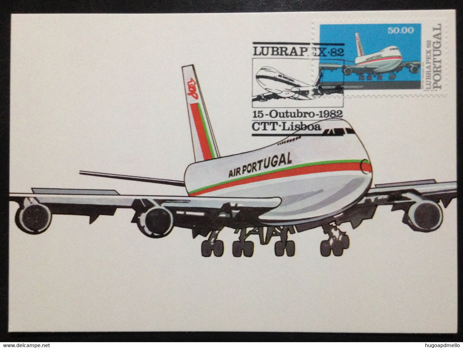 PORTUGAL, Maximum Card, « Philatelic Exhibition », « Aviation », 1982 - Cartes-maximum (CM)