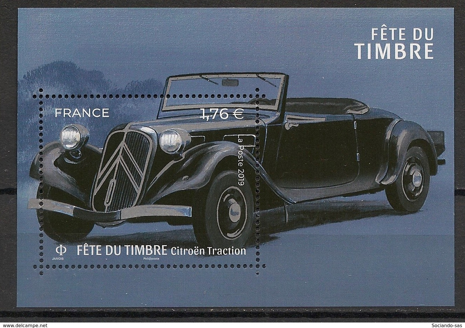 France - 2019 - N°Yv. F5303 - Auto / Cars / Citroen - Neuf Luxe ** / MNH / Postfrisch - Coches