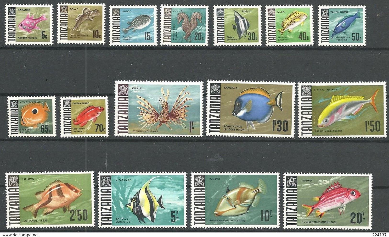 TANZANIE 19 A 32 NEUFS ** - Collections (without Album)