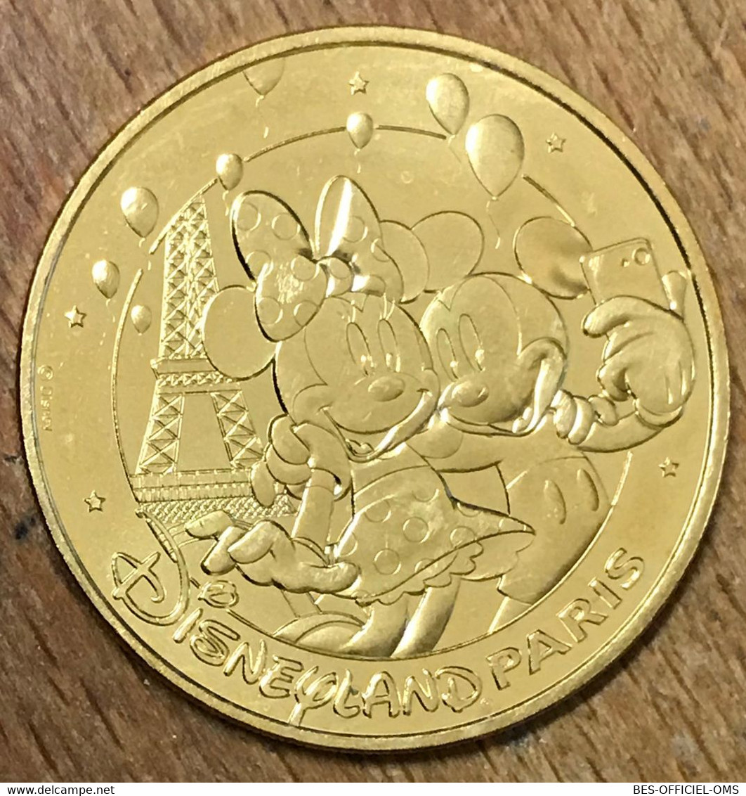 77 DISNEYLAND MINNIE & MICKEY DISNEY MDP 2019 MÉDAILLE SOUVENIR MONNAIE DE PARIS JETON TOURISTIQUE MEDALS COINS TOKENS - 2019