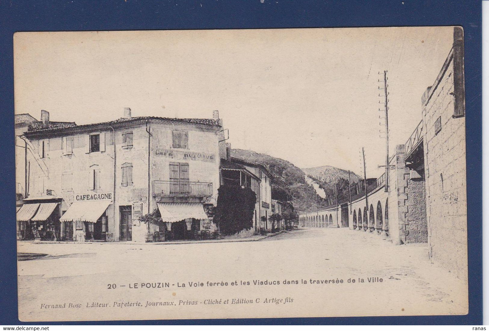 CPA [07] Ardèche > Le Pouzin Non Circulé Chemin De Fer Train - Le Pouzin