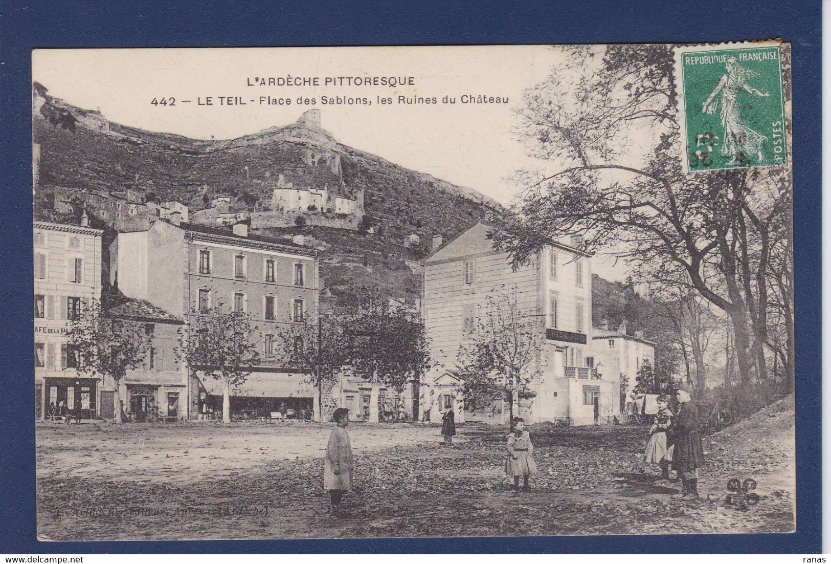 CPA [07] Ardèche > Circulé Par La Poste Le Teil - Le Teil