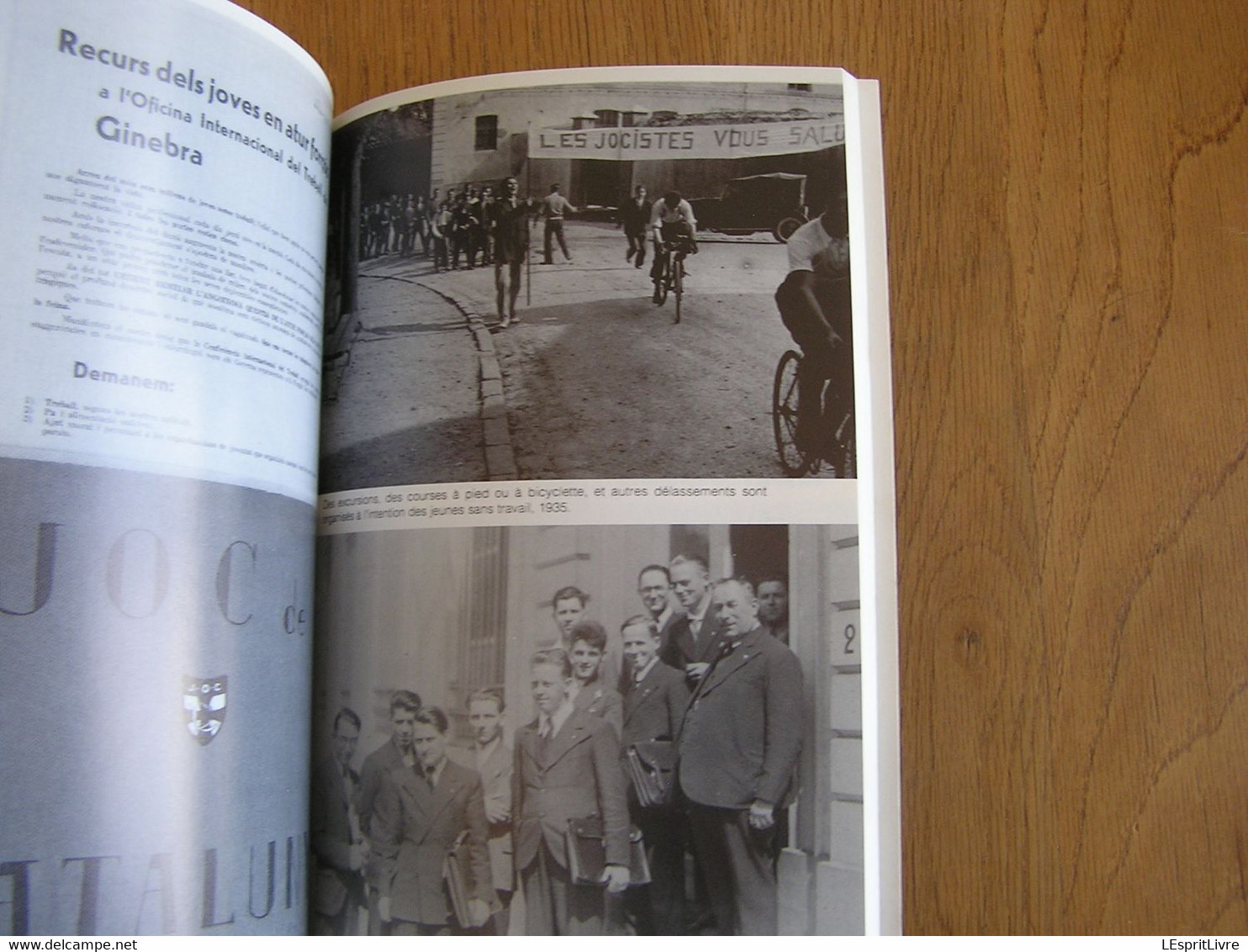 JOC La Jeunesse Ouvrière Chrétienne Wallonie Bruxelles 1912 1957 2 Tomes Jociste Mouvement Chrétien Jeunes Politique