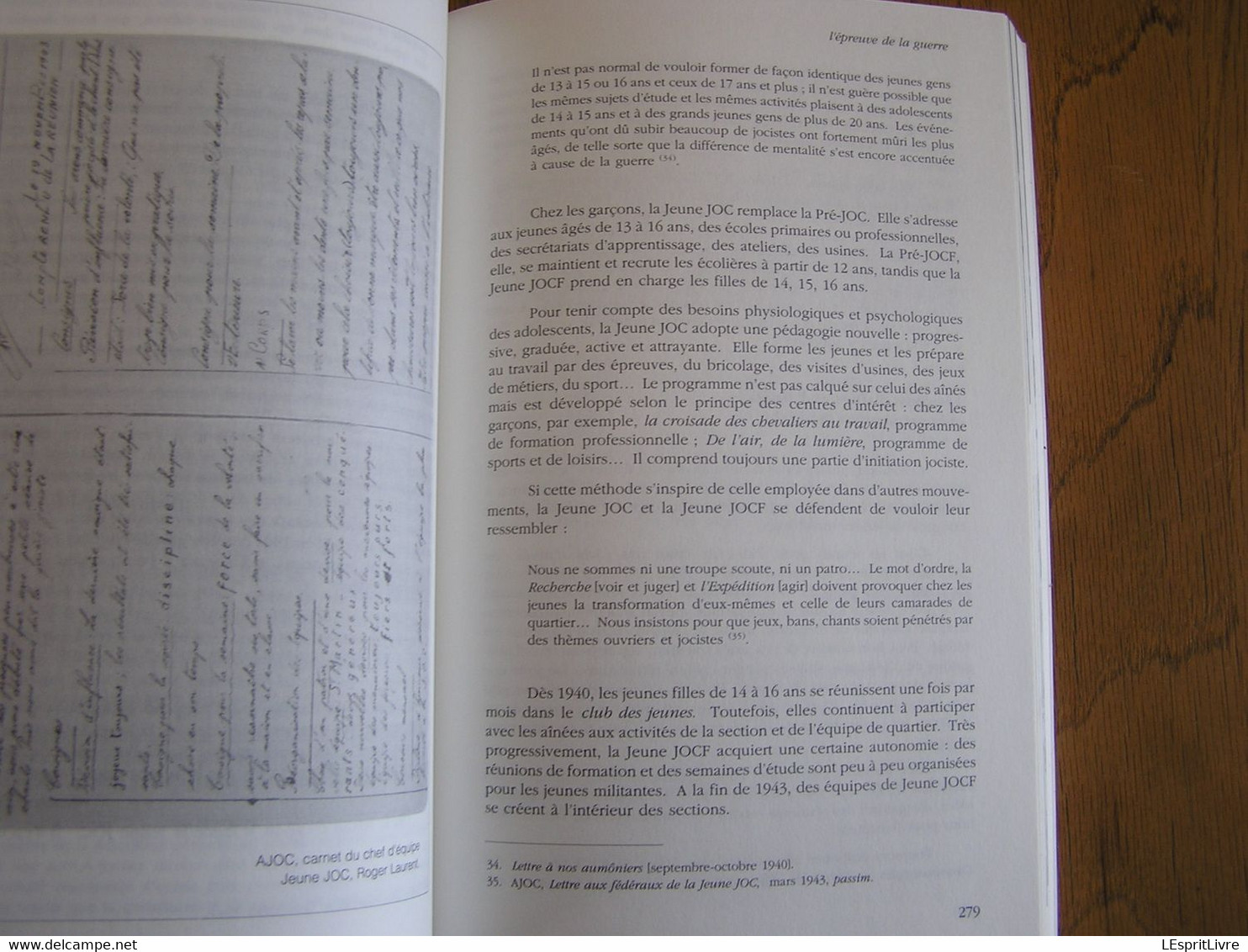 JOC La Jeunesse Ouvrière Chrétienne Wallonie Bruxelles 1912 1957 2 Tomes Jociste Mouvement Chrétien Jeunes Politique