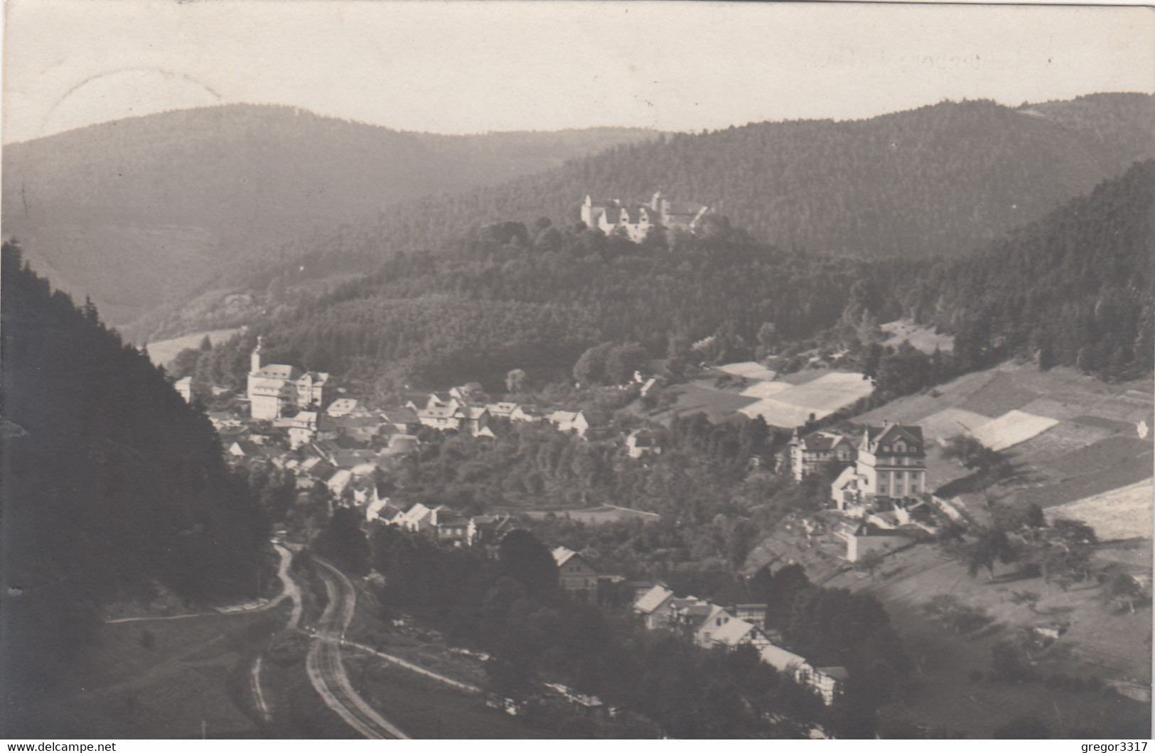 1763) LEUTENBERG I. Thür. - Tolle Sehr Alte FOTO AK - Bahngleise - Häuser ALT !! 04.10.1926 !! - Leutenberg