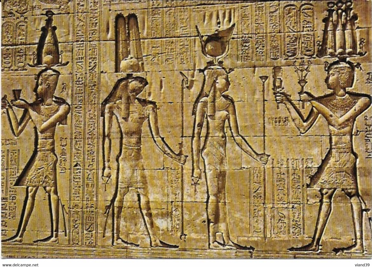 Dendera - Reliefs Du Temple De Hator - Qina