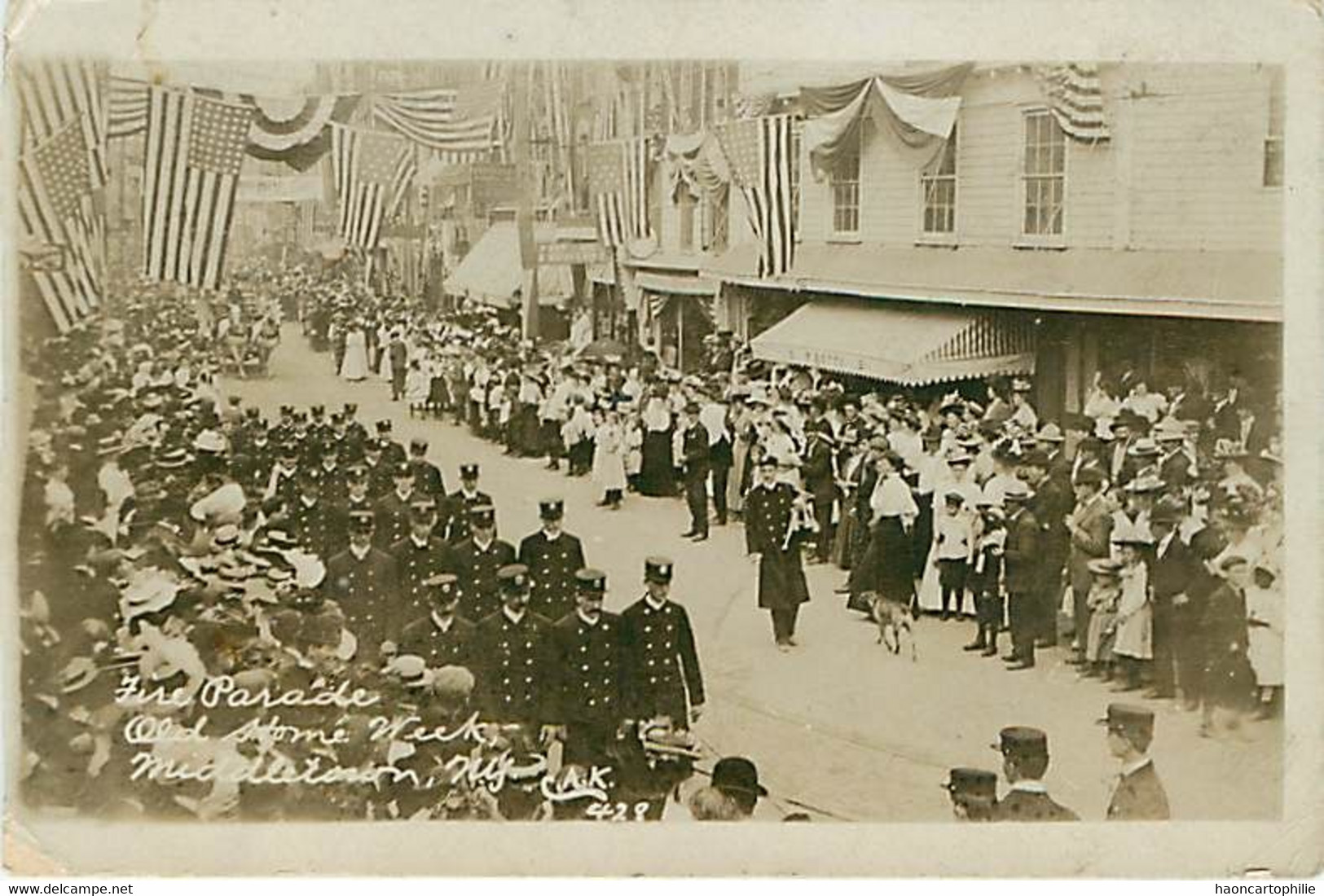 Middletown Fire Parade  Carte Photo - Otros & Sin Clasificación