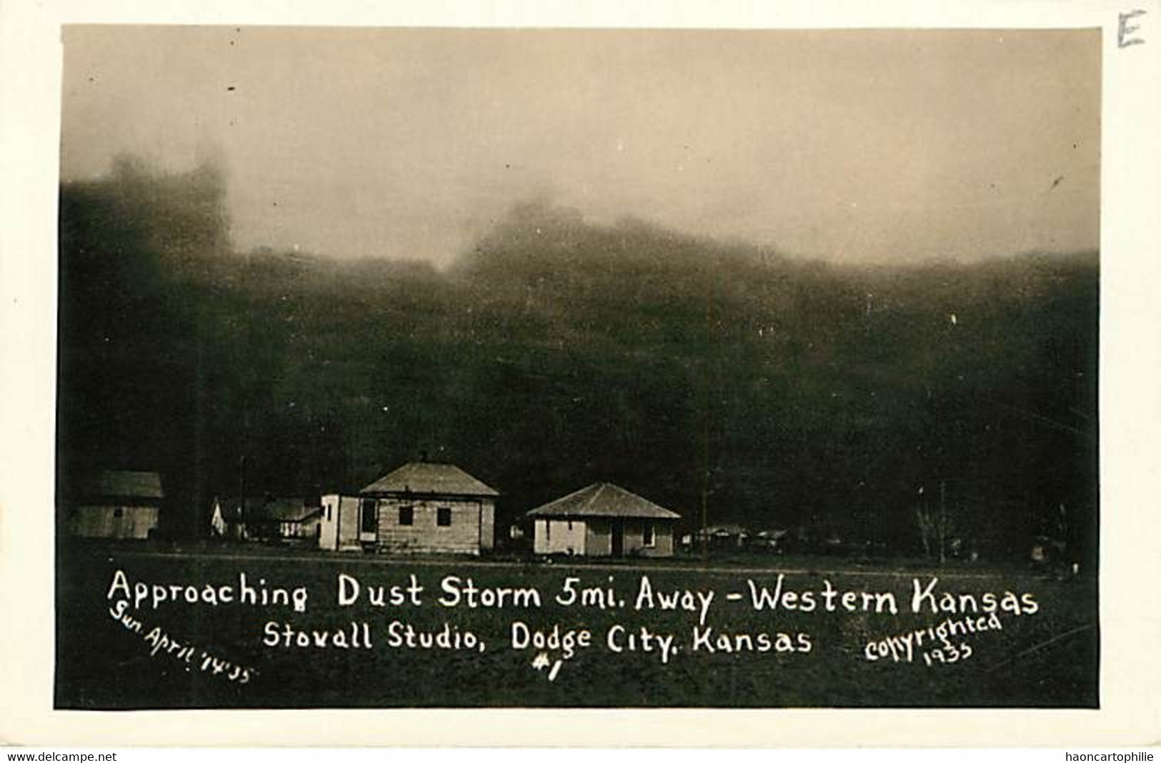 Approaching Dust Storm Away Western Kansa   Dodge City - Autres & Non Classés