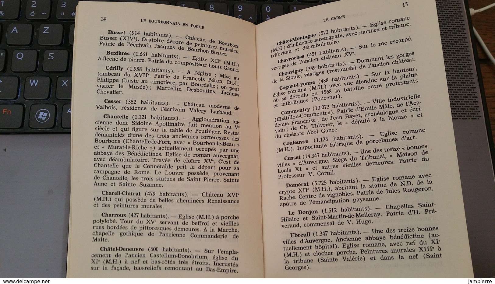 Le Bourbonnais En Poche , Marcel Génermont - 1971, 108 Pages / Tiré à 300 Exemplaires - Bourbonnais