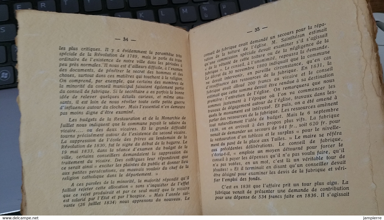 Gannat (03, Allier) - La Moarchie De Juillet à Gannat, Jean Simon - 1960, 113 Pages - Bourbonnais