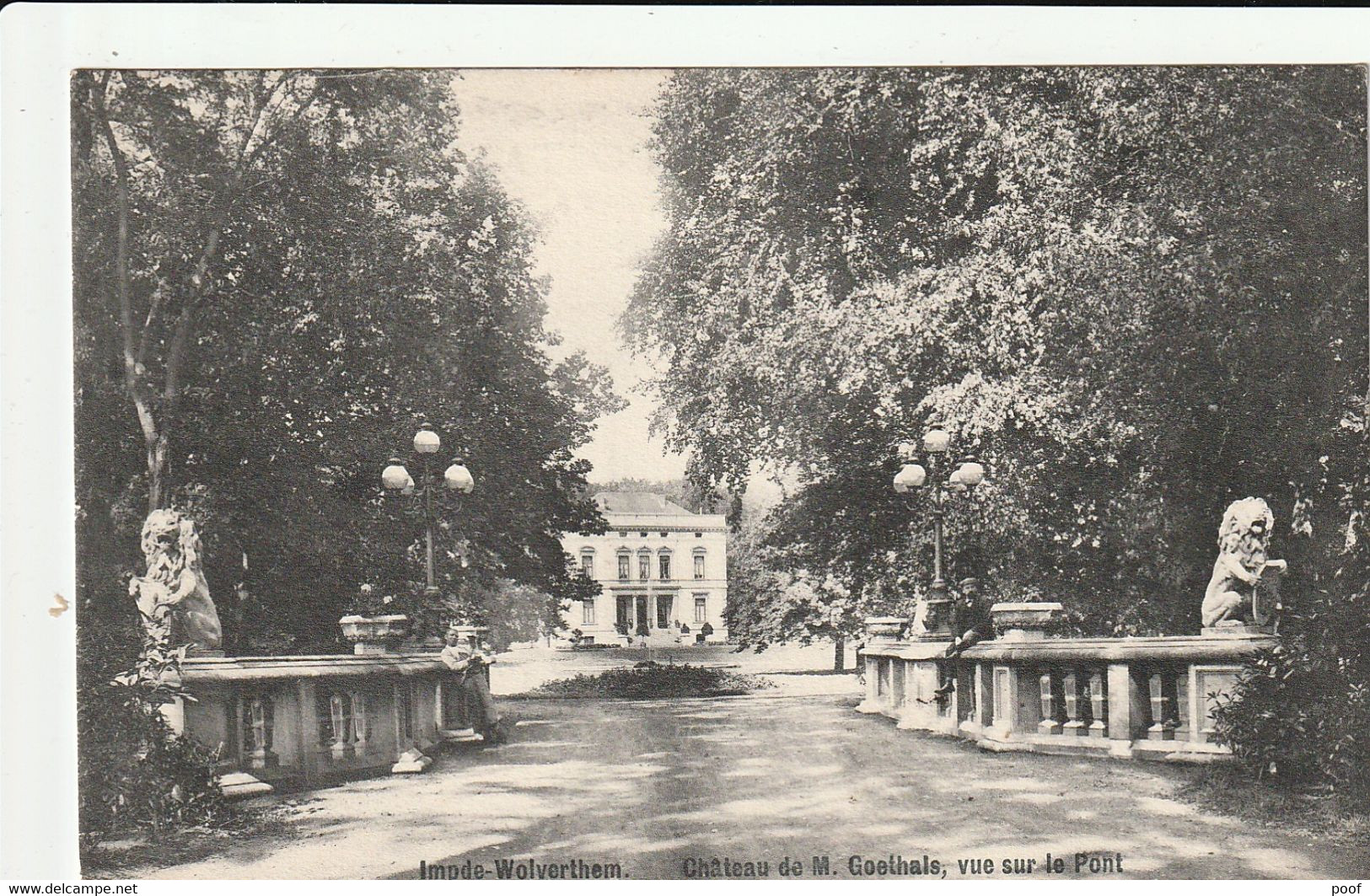 Impde - Wolverthem : Château De M. Goethals , Vue Sur Le Pont  --- 1910 - Meise
