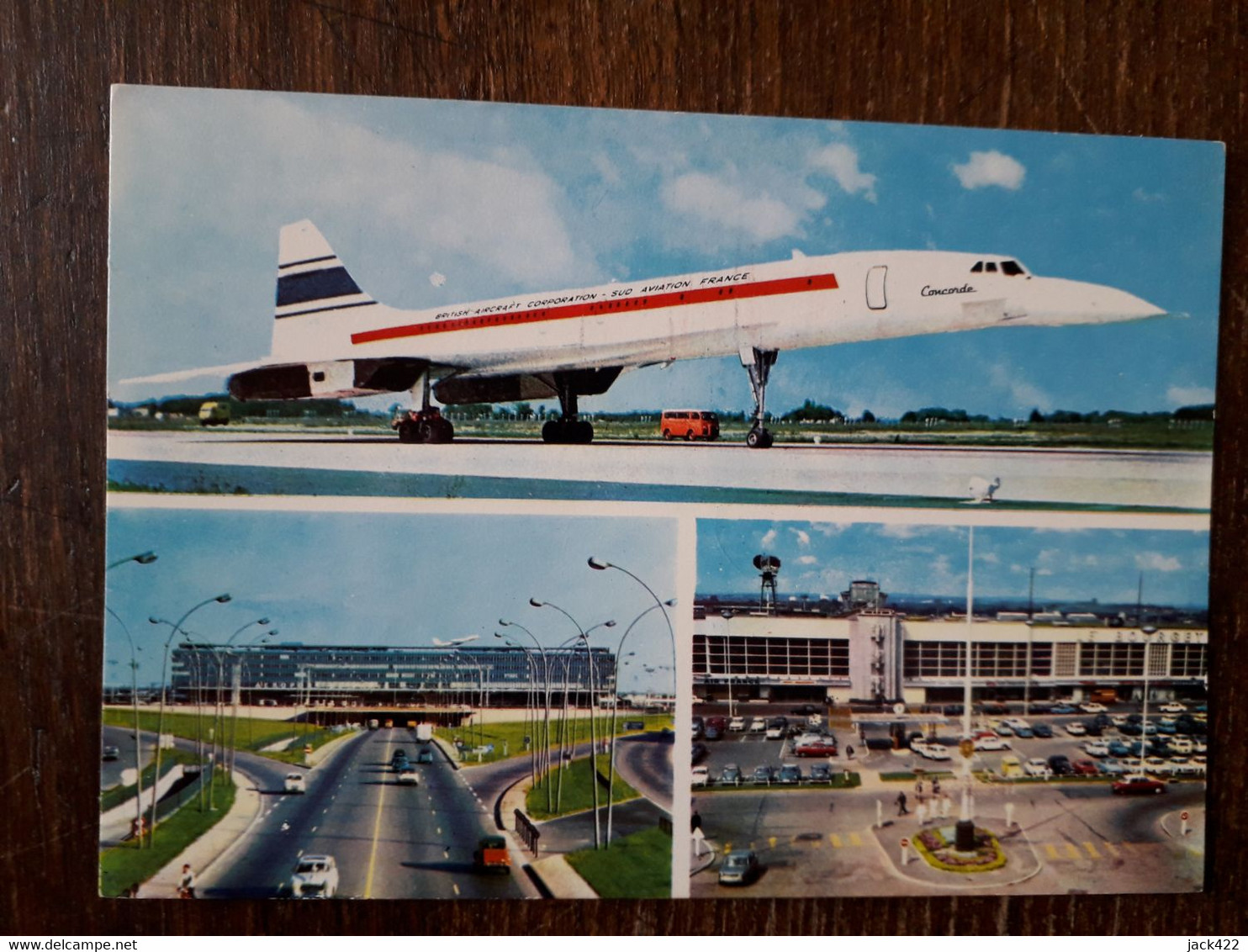 L34/673 AEROPORT De PARIS ORLY - Les Aérogares D'Orly Et Du Bourget - Avion Super Sonique CONCORDE - Aeroporto