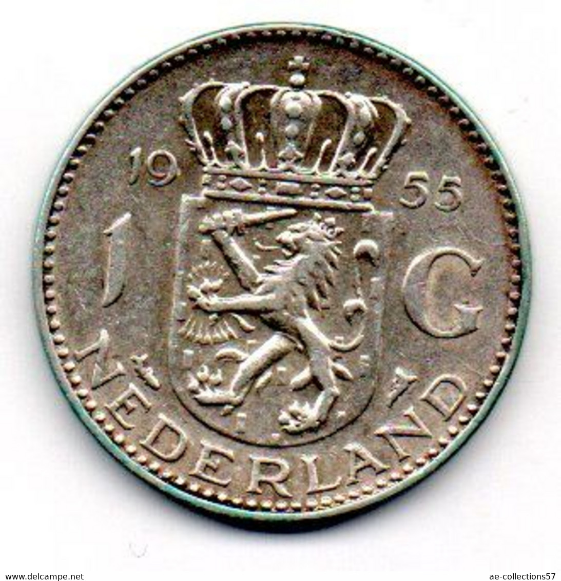 Pays Bas - Gulden 1955 - TTB+ - 1948-1980: Juliana