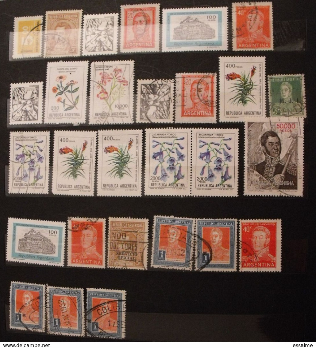 Argentine Argentina. Collection De  60 Timbres - Lots & Serien