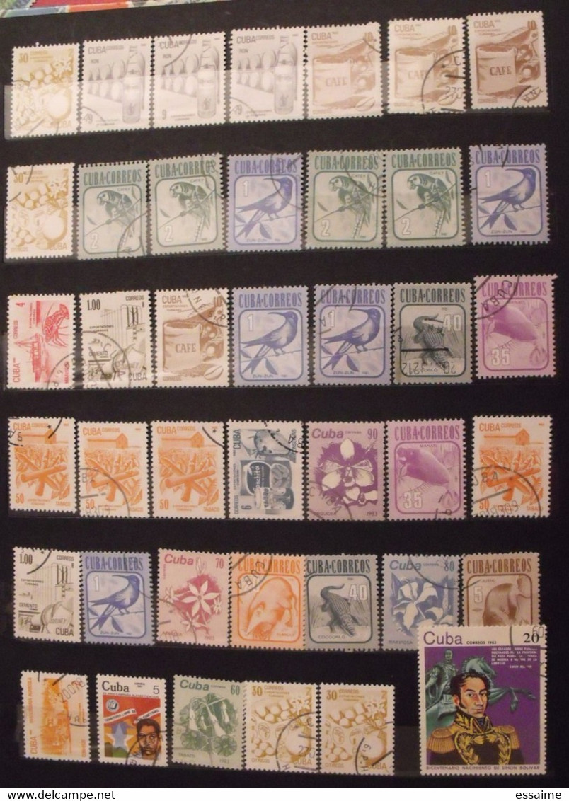 Cuba. Collection De  65 Timbres - Collections, Lots & Séries