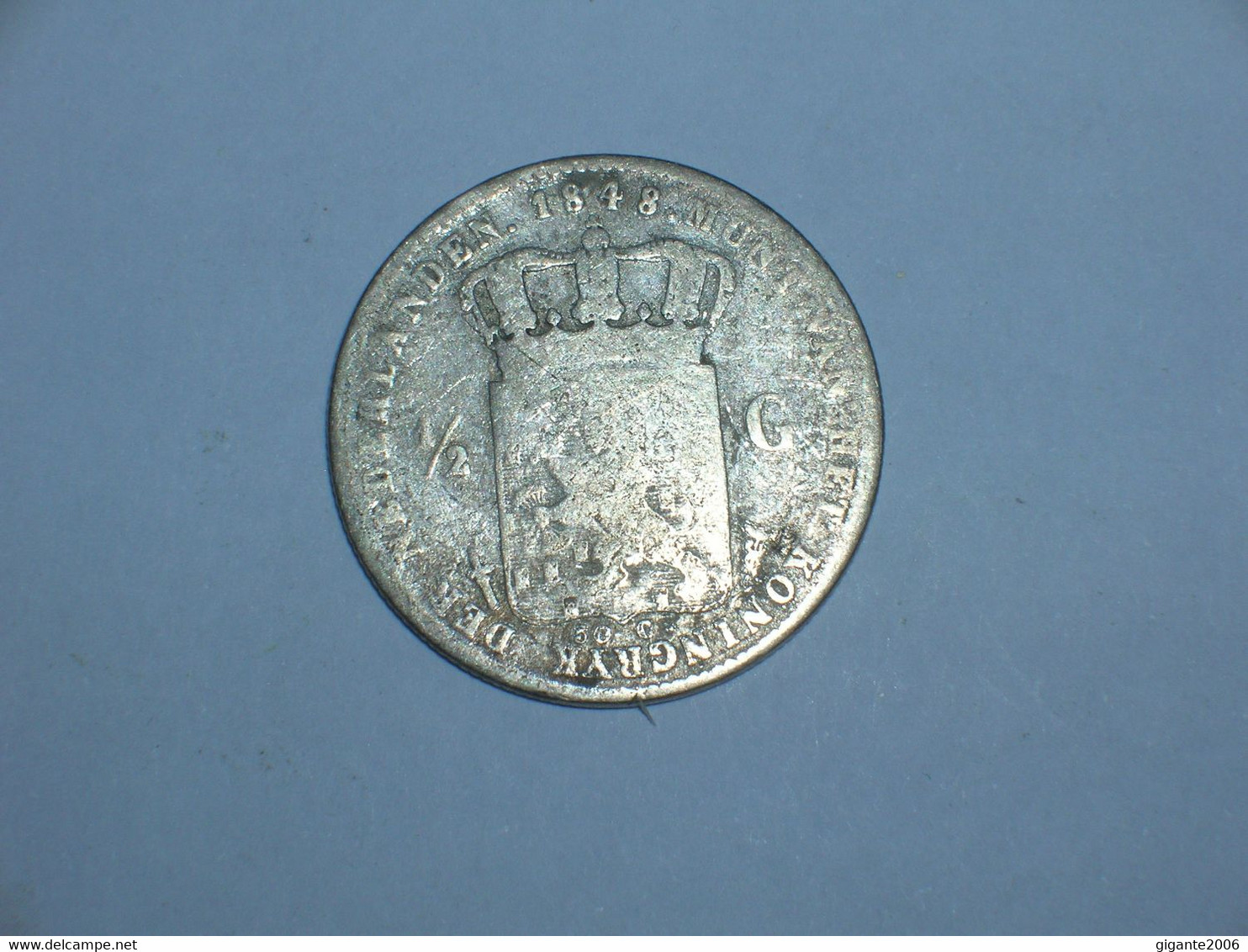 HOLANDA 1/2 GULDEN 1848 (10293) - 1840-1849 : Willem II