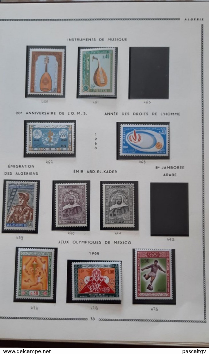 ALGERIE. Collection Partielle.**/* (Cote 1500 euro)