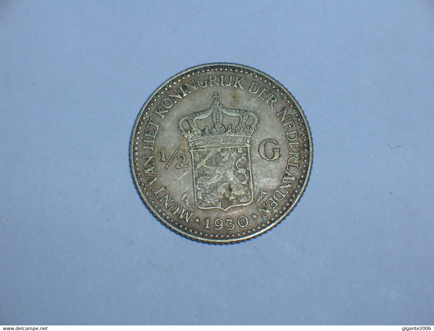 HOLANDA 1/2 GULDEN 1930 (10298) - 1/2 Gulden