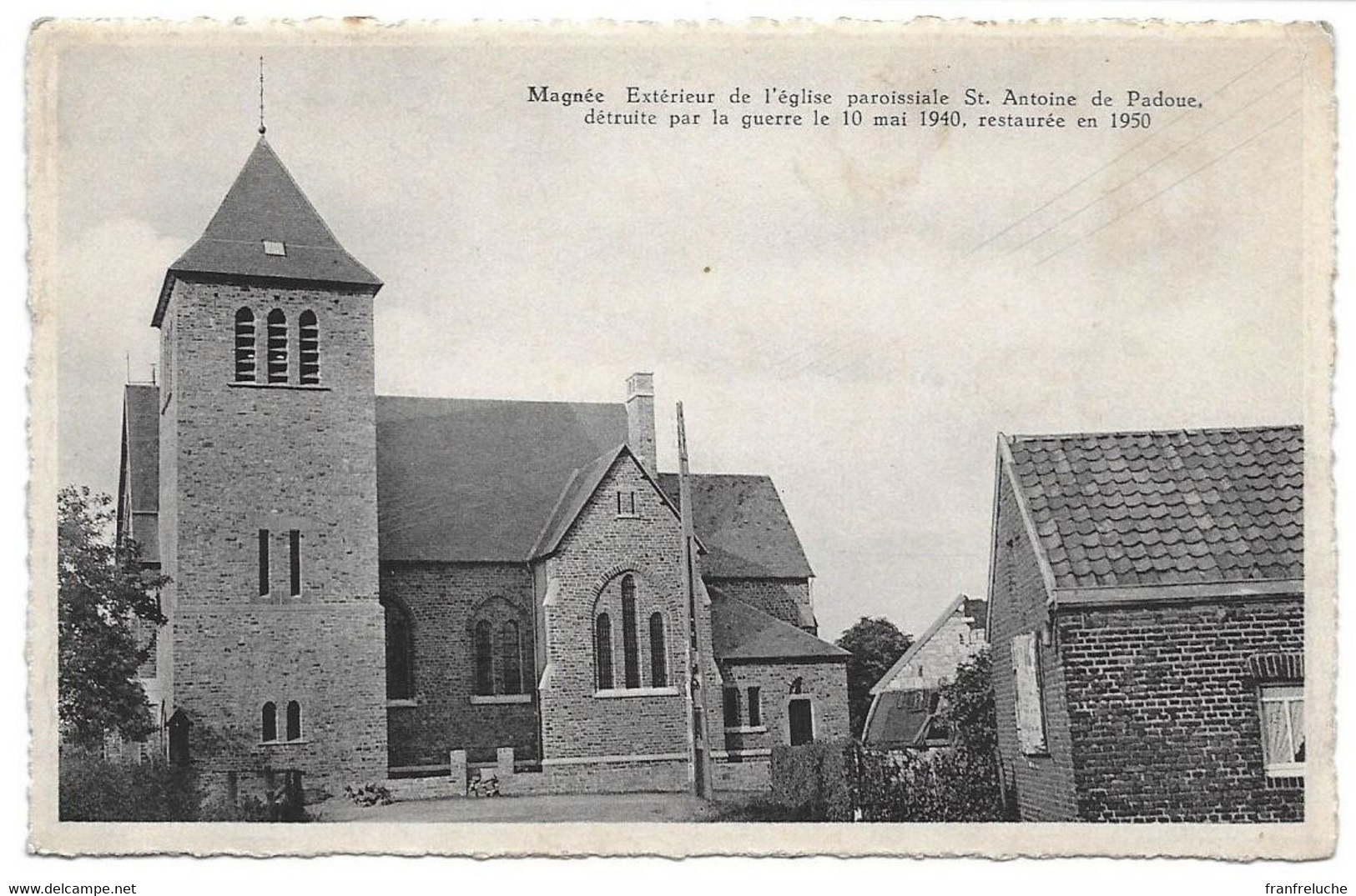 MAGNEE (4623) Xtérieur De L église Paroissiale - Fléron