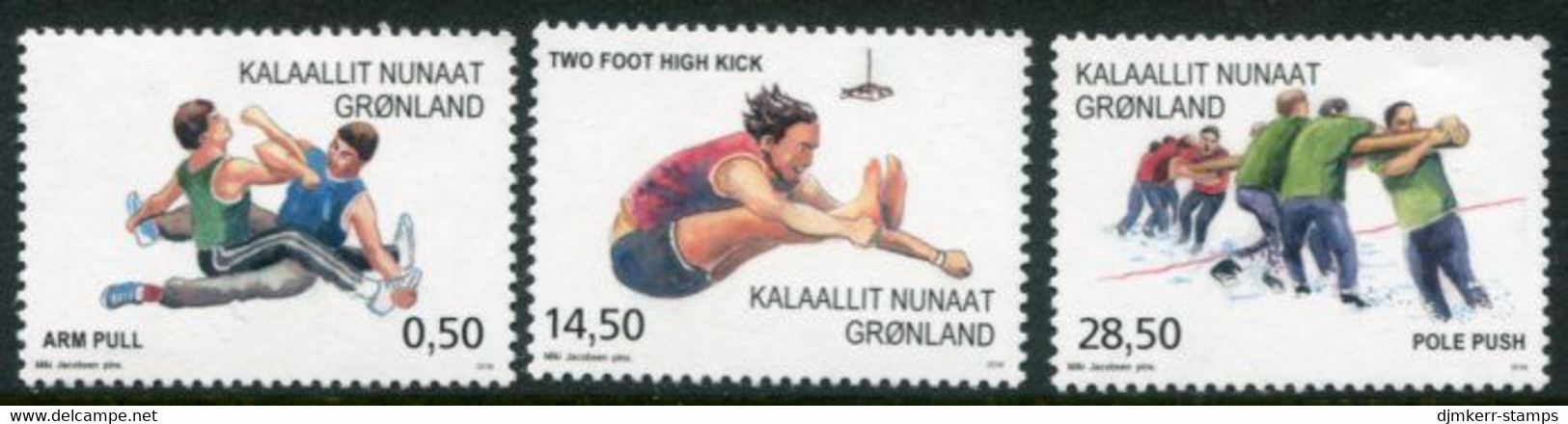 GREENLAND 2018 Sport In Greenland MNH / **.  Michel 775-77 - Unused Stamps