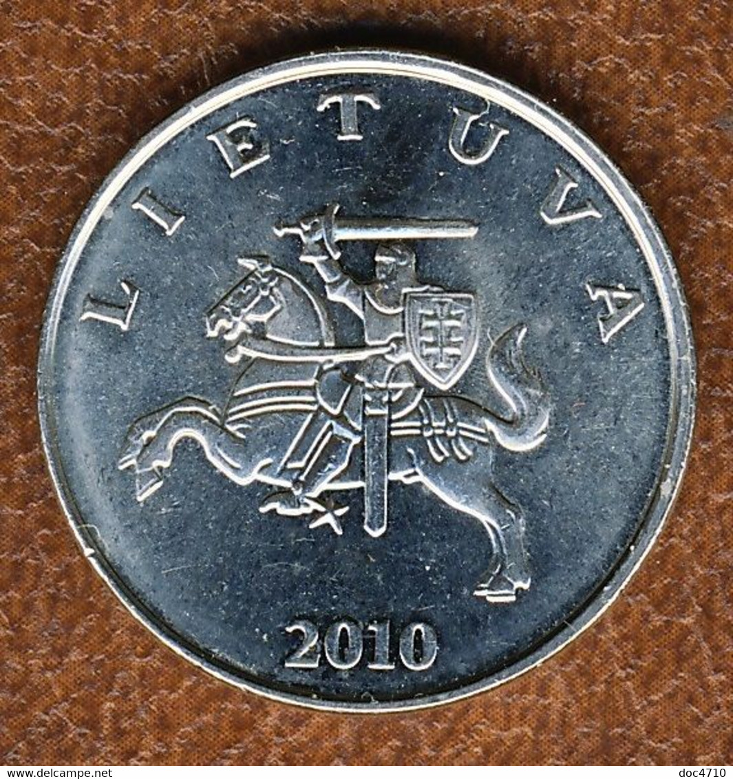 Lithuania 1 Litas 2010, KM#111, AUnc - Lithuania