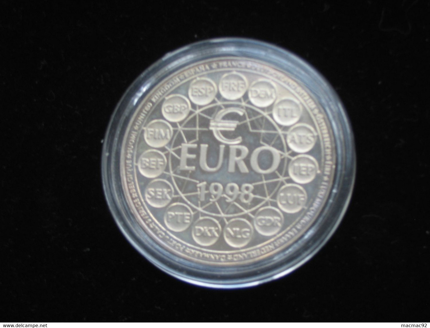 Médaille 10 Euro - Essai - Euro 1998   **** EN ACHAT IMMEDIAT **** - Privatentwürfe