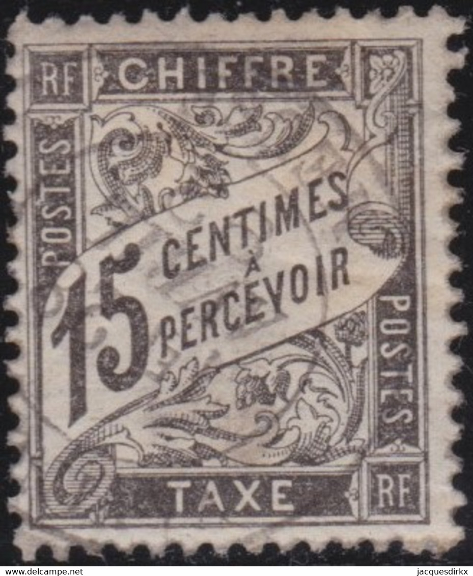 France    .   Y&T    .   Taxe  16    .    O      .     Oblitéré    .     /   .   Cancelled - 1859-1959 Oblitérés