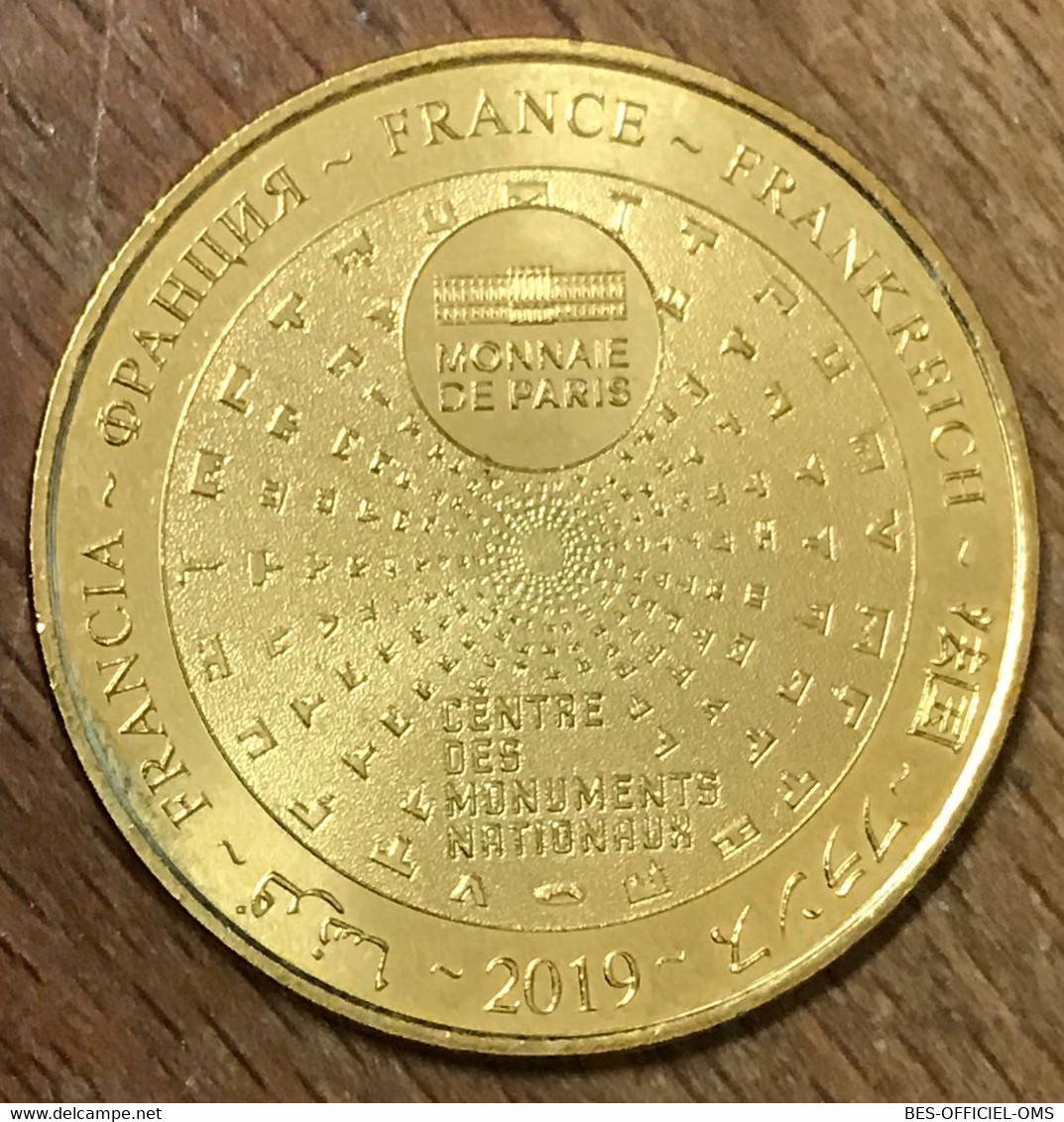 80 AMIENS CATHÉDRALE NOTRE-DAME LABYRINTHE MDP 2019 MÉDAILLE MONNAIE DE PARIS JETON TOURISTIQUE MEDALS COINS TOKENS - 2019