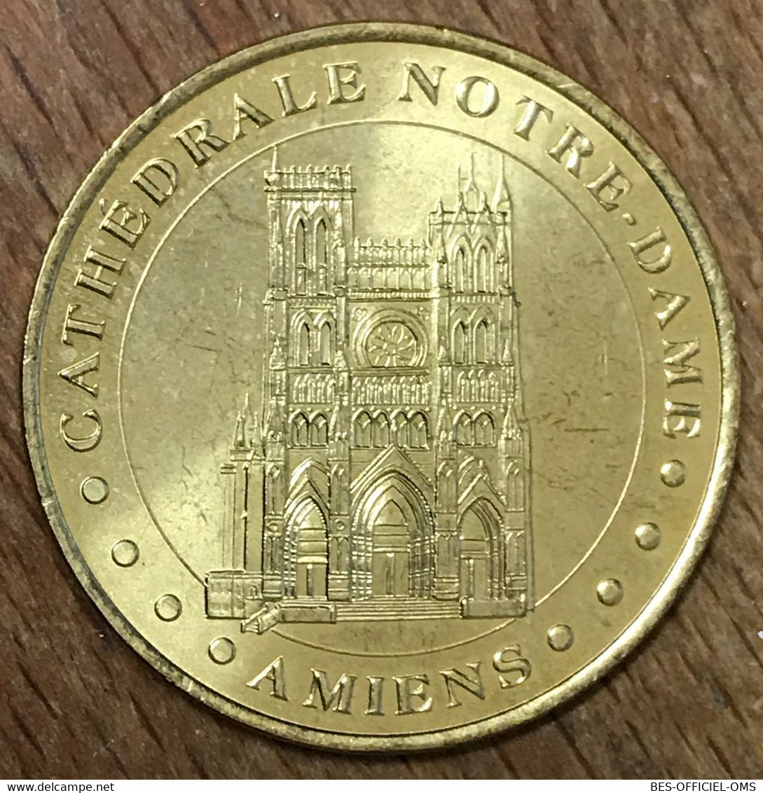 80 AMIENS CATHÉDRALE NOTRE-DAME MDP 2001 MÉDAILLE SOUVENIR MONNAIE DE PARIS JETON TOURISTIQUE MEDALS COINS TOKENS - 2001