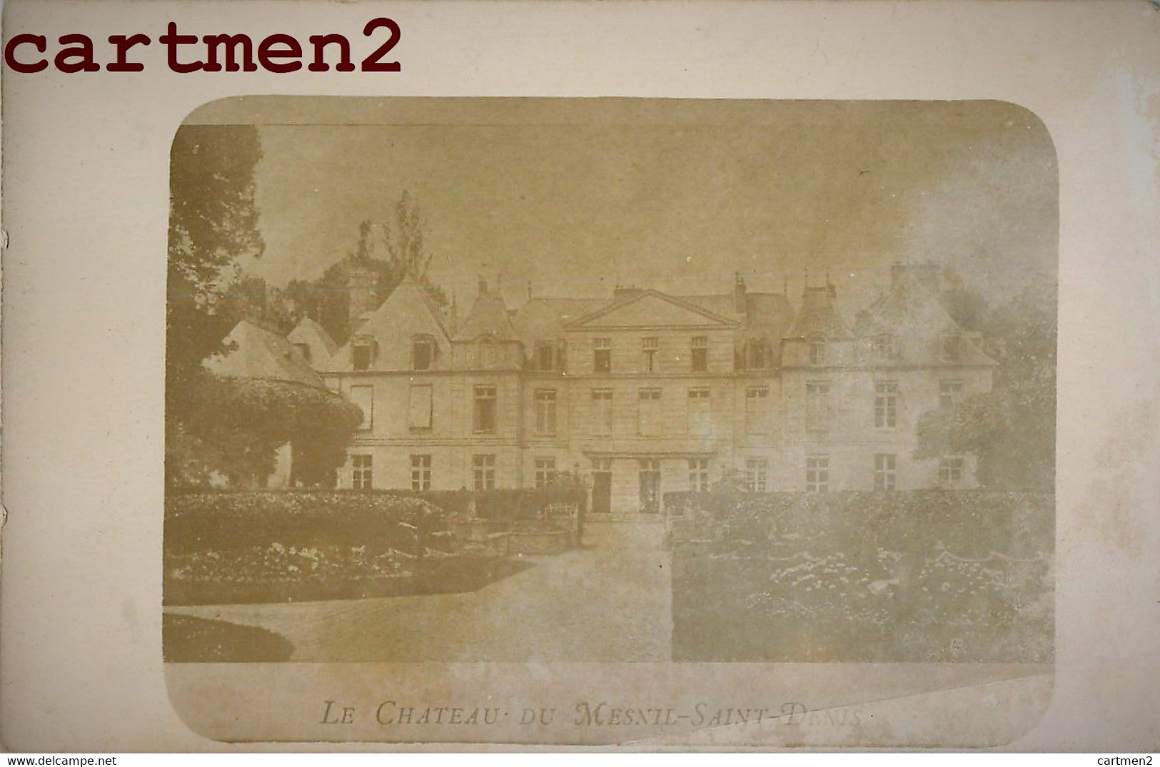 CARTE PHOTO : LE MESNIL-SAINT-DENIS LE CHATEAU 78 YVELINES FAMILLE EUGENE NITHER - Le Mesnil Saint Denis