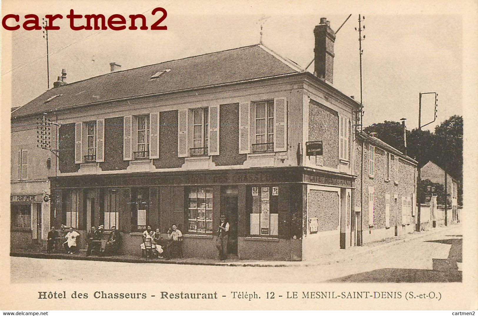 LE MESNIL-SAINT-DENIS HOTEL DES CHASSEURS RESTAURANT 78 YVELINES FAMILLE EUGENIE NITHER - Le Mesnil Saint Denis