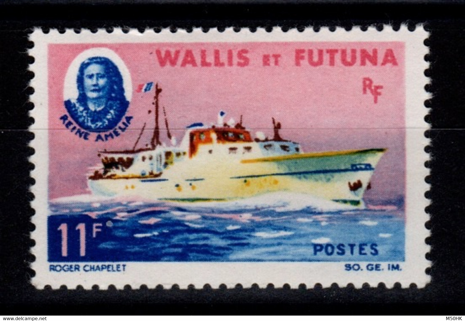 Wallis & Futuna - YV 171 N** Bateau Reine Amelia - Ungebraucht