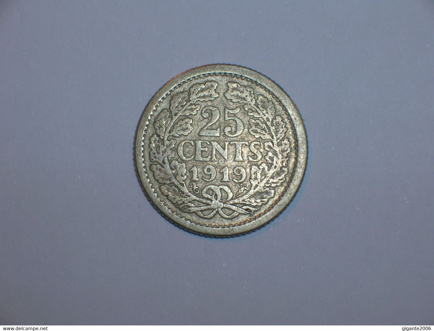 HOLANDA 25 CENTIMOS 1919 (10345) - 25 Cent