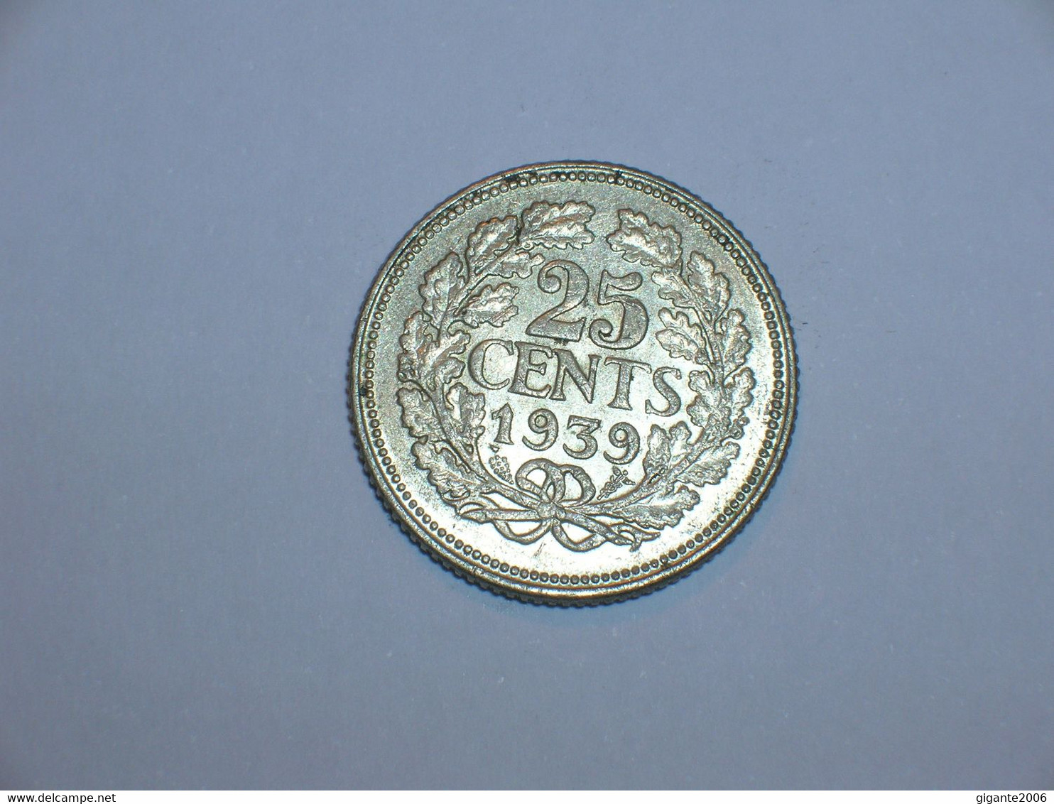 HOLANDA 25 CENTIMOS 1939 (10349) - 25 Centavos