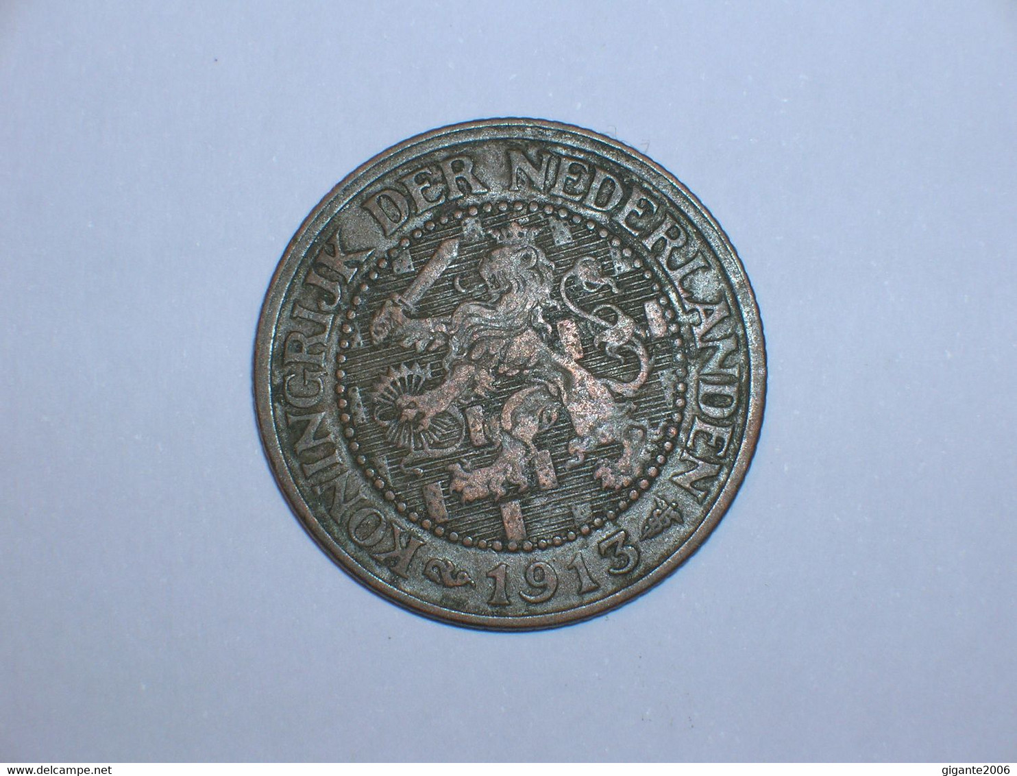HOLANDA 2-1/2 CENTIMOS 1913 (10372) - 2.5 Centavos