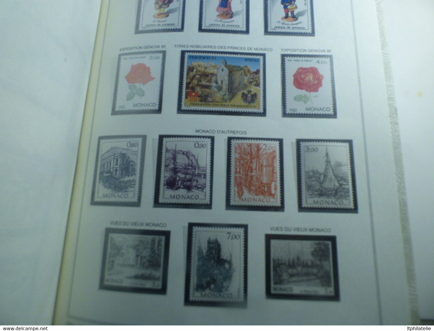 DESTOCKAGE MONACO BELLE COLLECTION ANNEES 1970-90 BEAUCOUP DE BLOCS TIMBRES NEUFS** PARFAIT ETAT