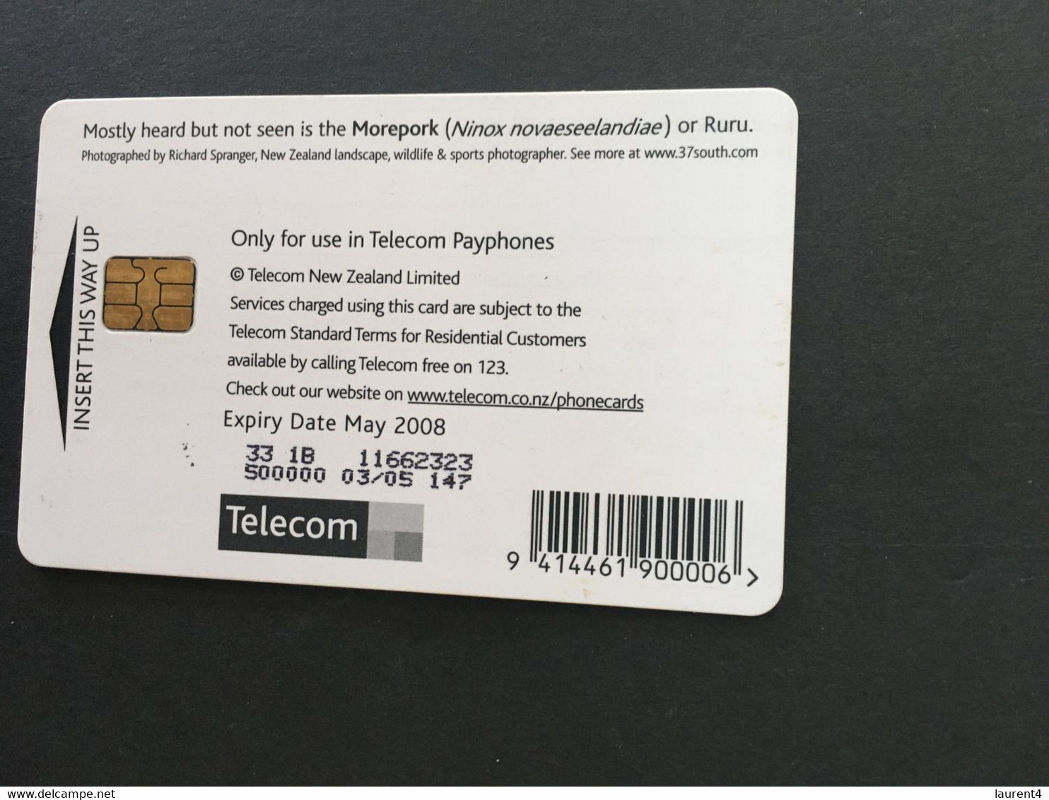(MM 5) Telephone Card - Phonecard - Télécarte / Owls - Hiboux - Morepork - Uilen
