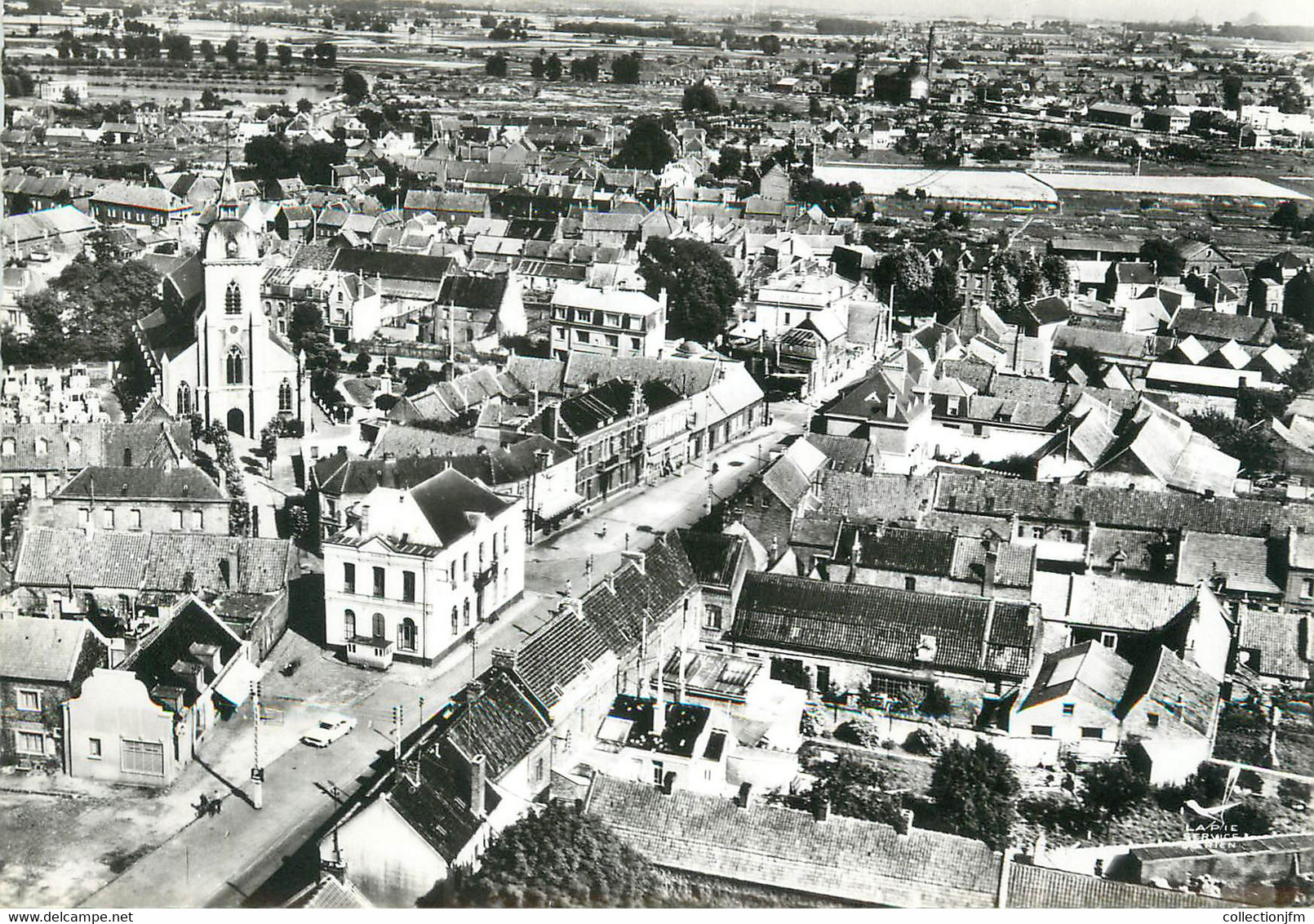 / CPSM FRANCE 59 "Sin Le Noble, Vue Panoramique " - Sin Le Noble