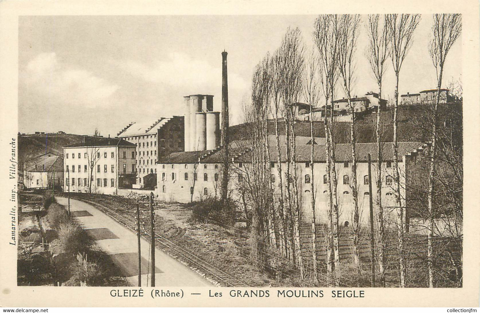 / CPA FRANCE 69 "Gleize, Les Grands Moulins Seigle" - Gleize
