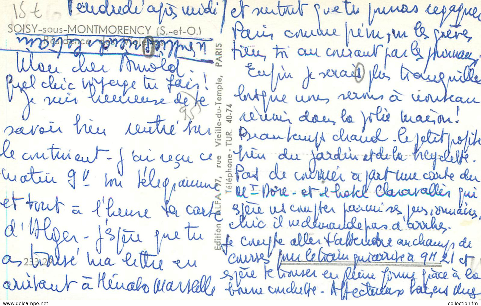 / CPSM FRANCE 95 "Soisy Sous Montmorency, Résidence Des Violettes" - Soisy-sous-Montmorency