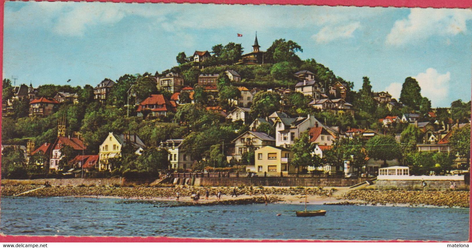 ALLEMAGNE HAMBOURG SÜLLBERG CARTE 7 X 14 CENTIMETRES - Blankenese