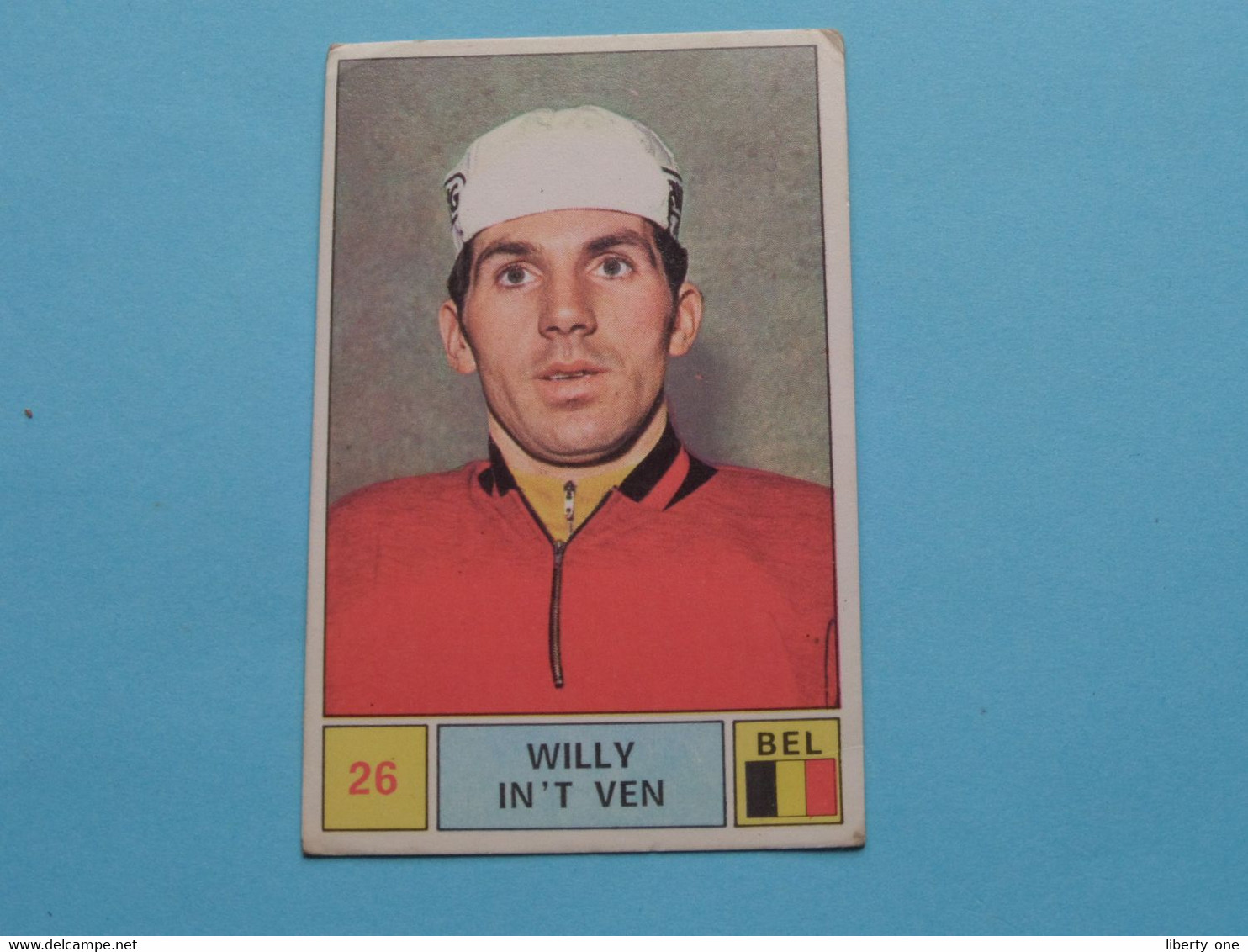 WILLY IN 'T VEN België ( Sprint 71 >  Nr. 26 ) - Figurine PANINI Modena ( 2 Scans ) ! - Cyclisme